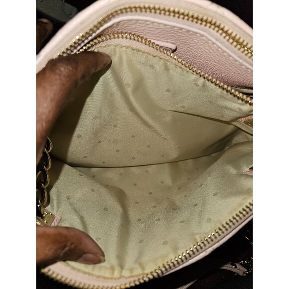 Kate Spade Leather Pink Quilted Classic Feminine Quiet Luxury Shoulder Chain Bag - Picture 11 of 15